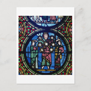 Die Arche des Bündnisses, Detail Gottes mit Postkarte