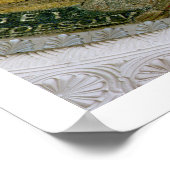 Die Arche des Bündnisses, unterstützt von Tscherub Poster (Ecke)