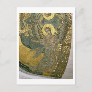 Die Arche des Bündnisses, unterstützt von Tscherub Postkarte