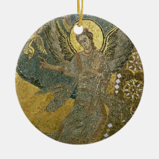 Die Arche des Vertrages gestützt durch Cherubim, Keramik Ornament (Vorne)