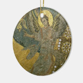 Die Arche des Vertrages gestützt durch Cherubim, Keramik Ornament (Links)