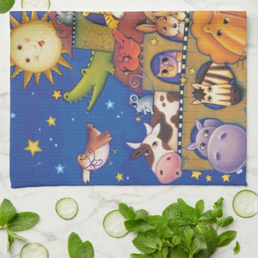 Die Arche Geschirrtuch (Gefaltet)