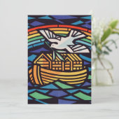 Die Arche Noas mit dem Heiligen Geist Dankeskarte (Stehend Vorderseite)