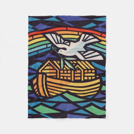 Die Arche Noas mit dem Heiligen Geist Fleecedecke (Vorderseite)