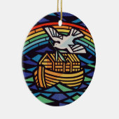 Die Arche Noas mit dem Heiligen Geist Keramik Ornament (Rechts)