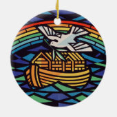 Die Arche Noas mit dem Heiligen Geist Keramik Ornament (Hinten)
