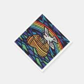 Die Arche Noas mit dem Heiligen Geist Serviette (Ecke)