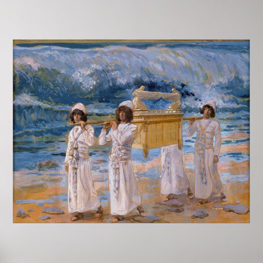 Die Arche überquert den Jordan von James Tissot (c Poster (Vorne)