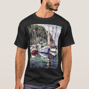 Die Architektur des Bootsführers Gulet Sailboat T-Shirt
