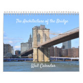 Die Architektur des Bridge Wall-Kalenders Kalender (Titelbild)