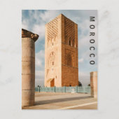 Die Architektur des schönen Rabat Tower Marokko Postkarte (Vorderseite)