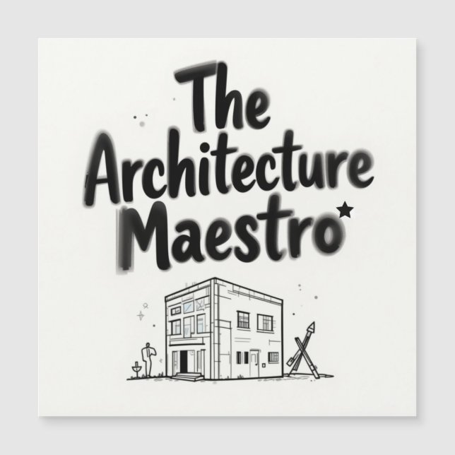 Die Architektur Maestro Magnetkarte (Vorderseite)