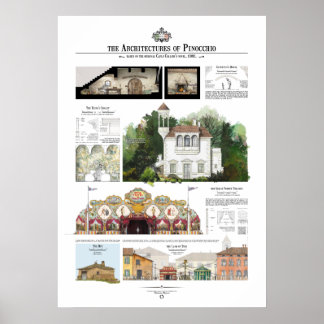 Die Architektur von Pinocchio Poster
