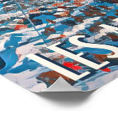 Die Arcs Skistation Poster (Ecke)