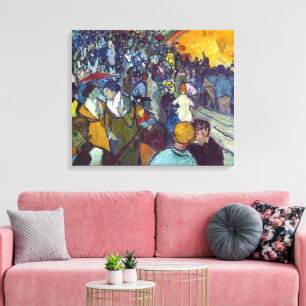 Die Arena in Arles Van Gogh Leinwanddruck