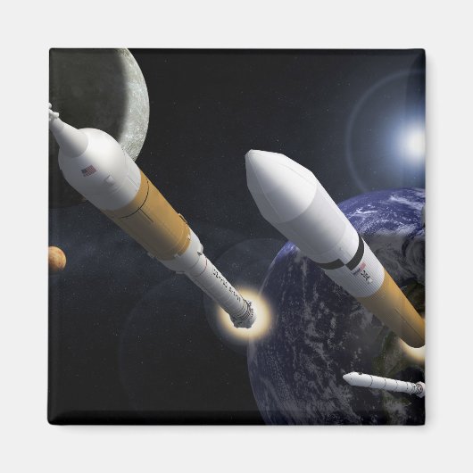 Die Ares-I-Crew startet Magnet (Vorne)