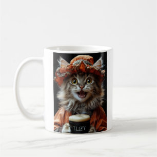 Die Aristokratie Feline - Elegantes Cat Portrait K Kaffeetasse