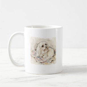 Die aristokratische Wolke: Wasserfarbe maltesisch Kaffeetasse