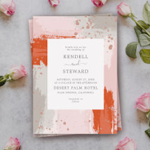 Die Arist's Wedding hell modern abstrakt stilvoll