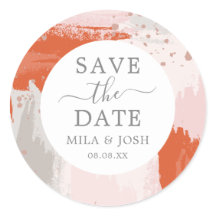 Die Arist's Wedding hell modern abstrakt stilvoll