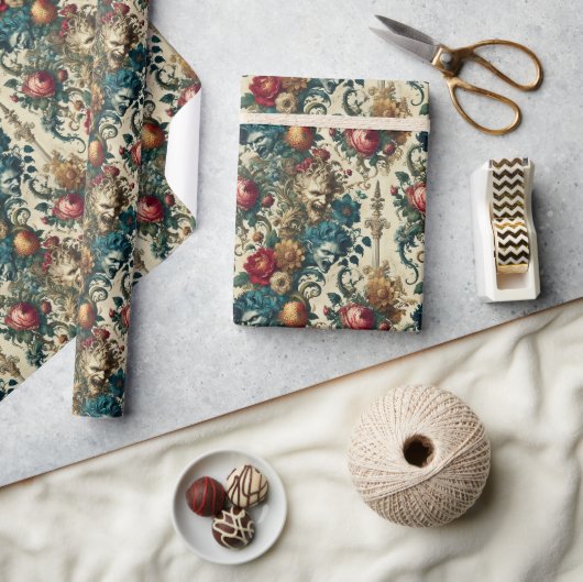 Die Arkane Anarchie - Gotische Blumenbanane Geschenkpapier (Kunsthandwerk)