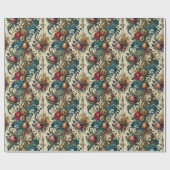 Die Arkane Anarchie - Gotische Blumenbanane Geschenkpapier (Flach)