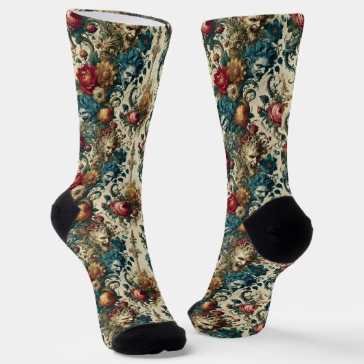 Die Arkane Anarchie - Gotisches Viktorianisches Ta Socken (Gewinkelt)