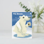 Die Arktis Postkarte (Stehend Vorderseite)