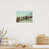 Die Armada von 1888 in Sicht Poster (Küche)