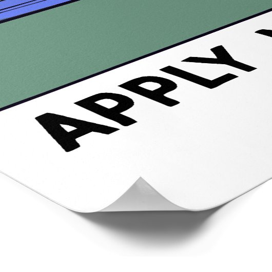 Die Armee baut Männer auf Poster (Ecke)