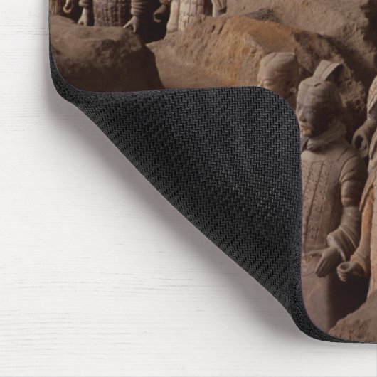 Die Armee der Cotta-Krieger im Kaiser Qin Mousepad (Ecke)