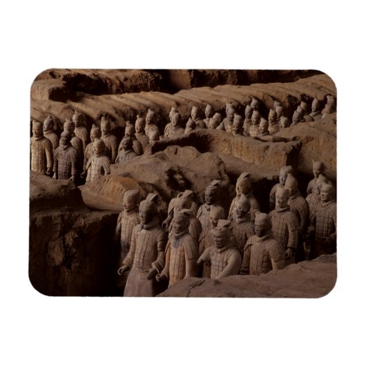 Die Armee der Terrakottakrieger im Kaiser Qin Magnet (Horizontal)