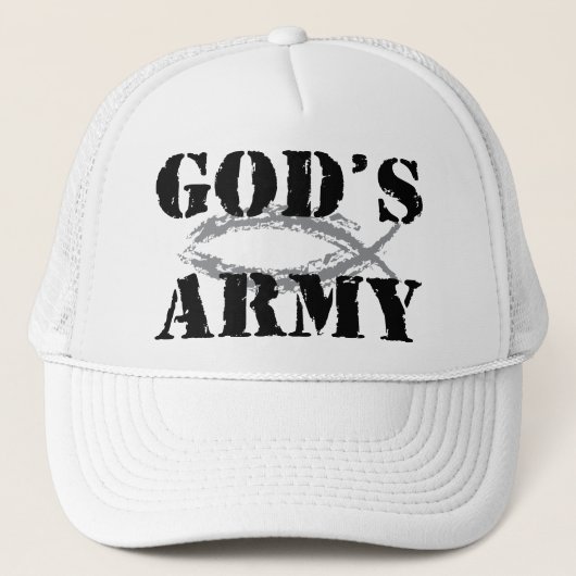 Die Armee des Gottes Truckerkappe (Vorderseite)