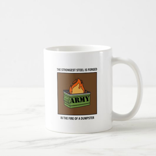 Die Armee ist ein Müllstrudel Kaffeetasse (Rechts)