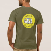 Die Armee-T-Shirt der glücklichen Scamper-Männer T-Shirt (Rückseite)