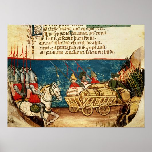Die Armee von Charlemagne und der Verkehr Poster (Vorne)
