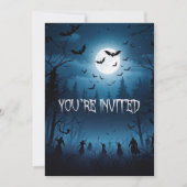 Die Armee von Dunkelheit Halloween Einladung (Vorderseite)