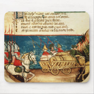 Die Armee von Karl der Große und von Transport Mousepad