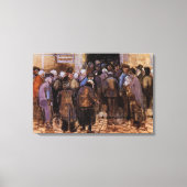 Die Armen und das Geld von Vincent van Gogh Leinwanddruck (Vorderseite)