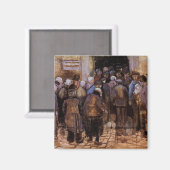 Die Armen und das Geld von Vincent van Gogh Magnet (Vorderseite/Rückseite)
