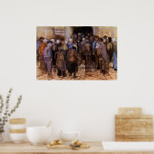 Die Armen und das Geld von Vincent van Gogh Poster (Küche)