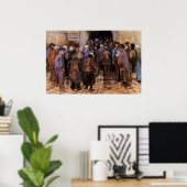Die Armen und das Geld von Vincent van Gogh Poster (Heimbüro)