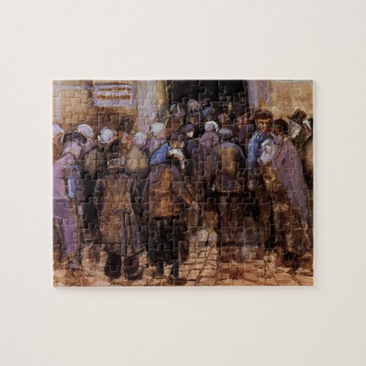 Die Armen und das Geld von Vincent van Gogh Puzzle (Horizontal)