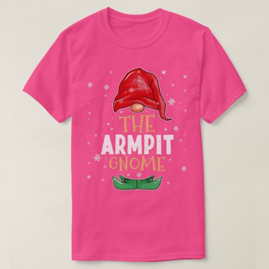 Die armpit Gnome Familie passt zum Weihnachtsgesch T-Shirt (Design vorne)
