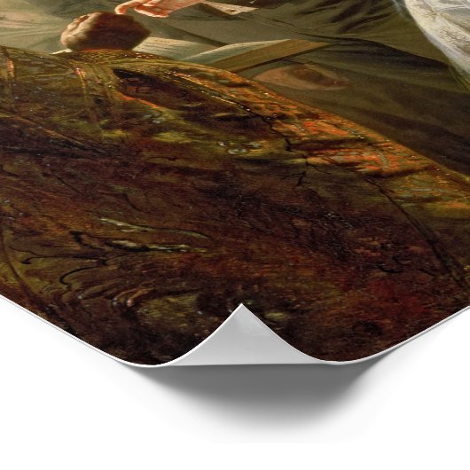 Die arrangierte Ehe von 1862 Poster (Ecke)