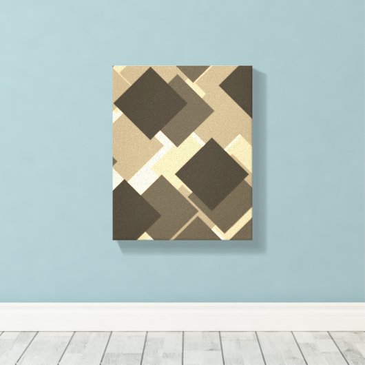 Die Art der Box-Designs Leinwanddruck (Insitu (Holzboden))