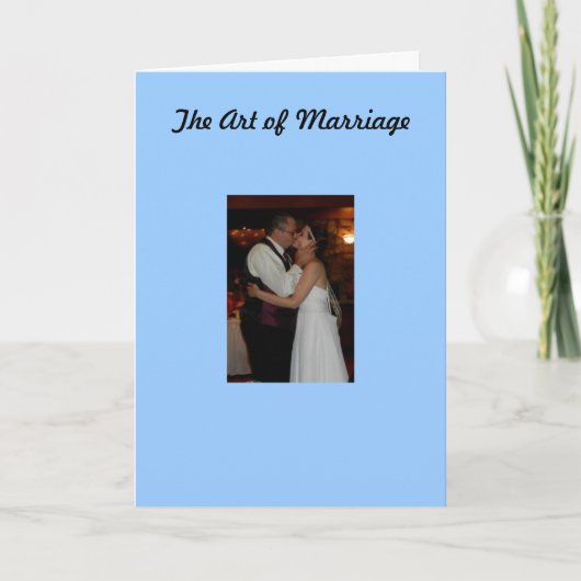 Die Art der Ehe Karte (Vorderseite)