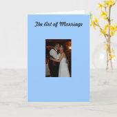 Die Art der Ehe Karte (Gelbe Blume)