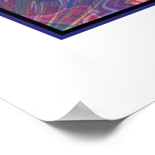 Die Art der Farbe Poster (Ecke)