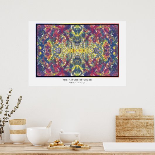 Die Art der Farbe Poster (Küche)